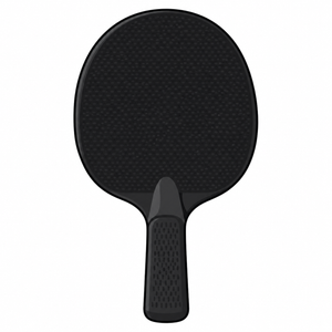 Black Hand Held Tennis Paddle